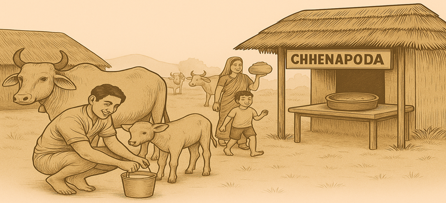 How Chhenapoda is Made